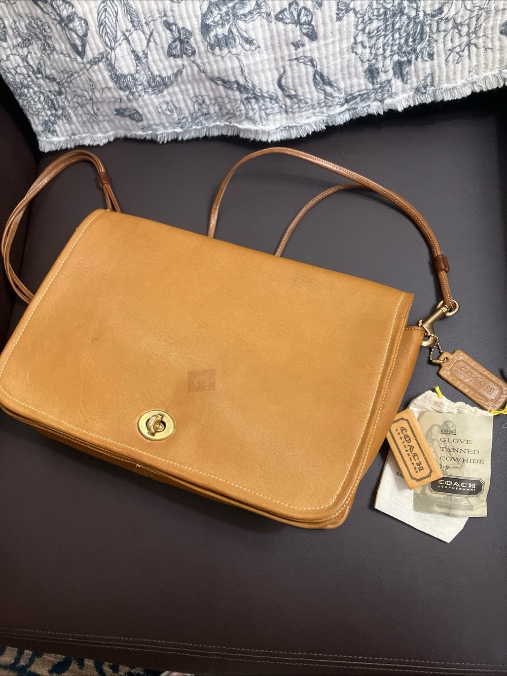 Coach Vintage NYC Convertible Clutch  Metal Tag Pre-creed RARE